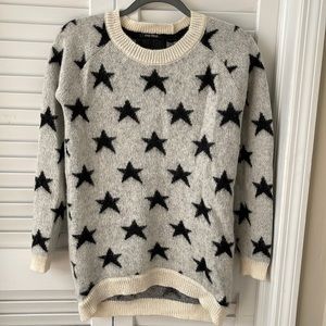 Maison Scotch star sweater from their Punk Radar collection